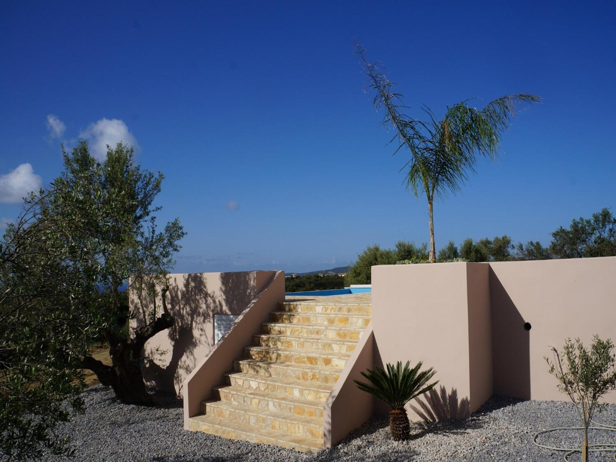Luxurious Villa In Peloponnese With Swimming Pool Kamária Kültér fotó