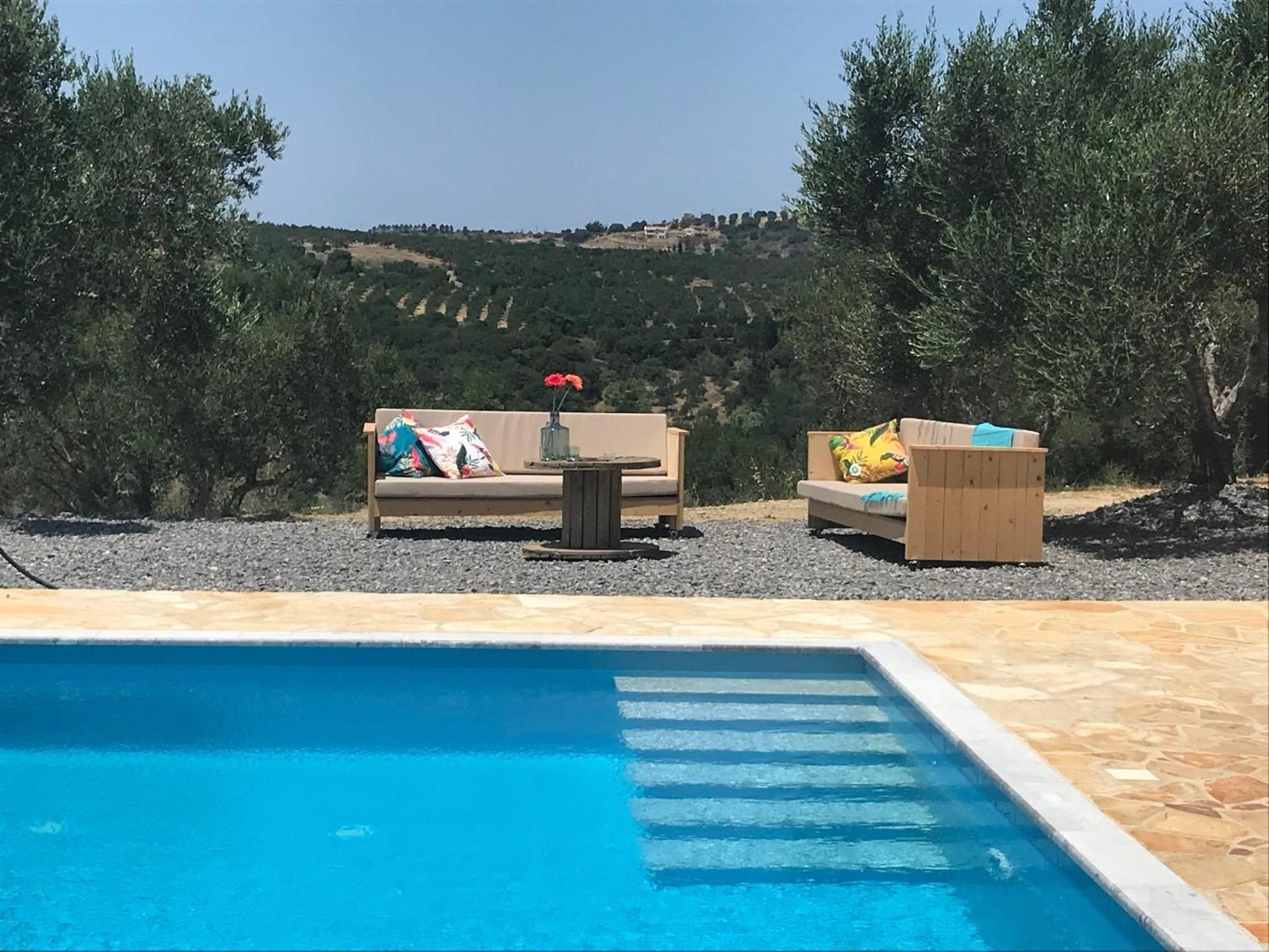 Luxurious Villa In Peloponnese With Swimming Pool Kamária Kültér fotó