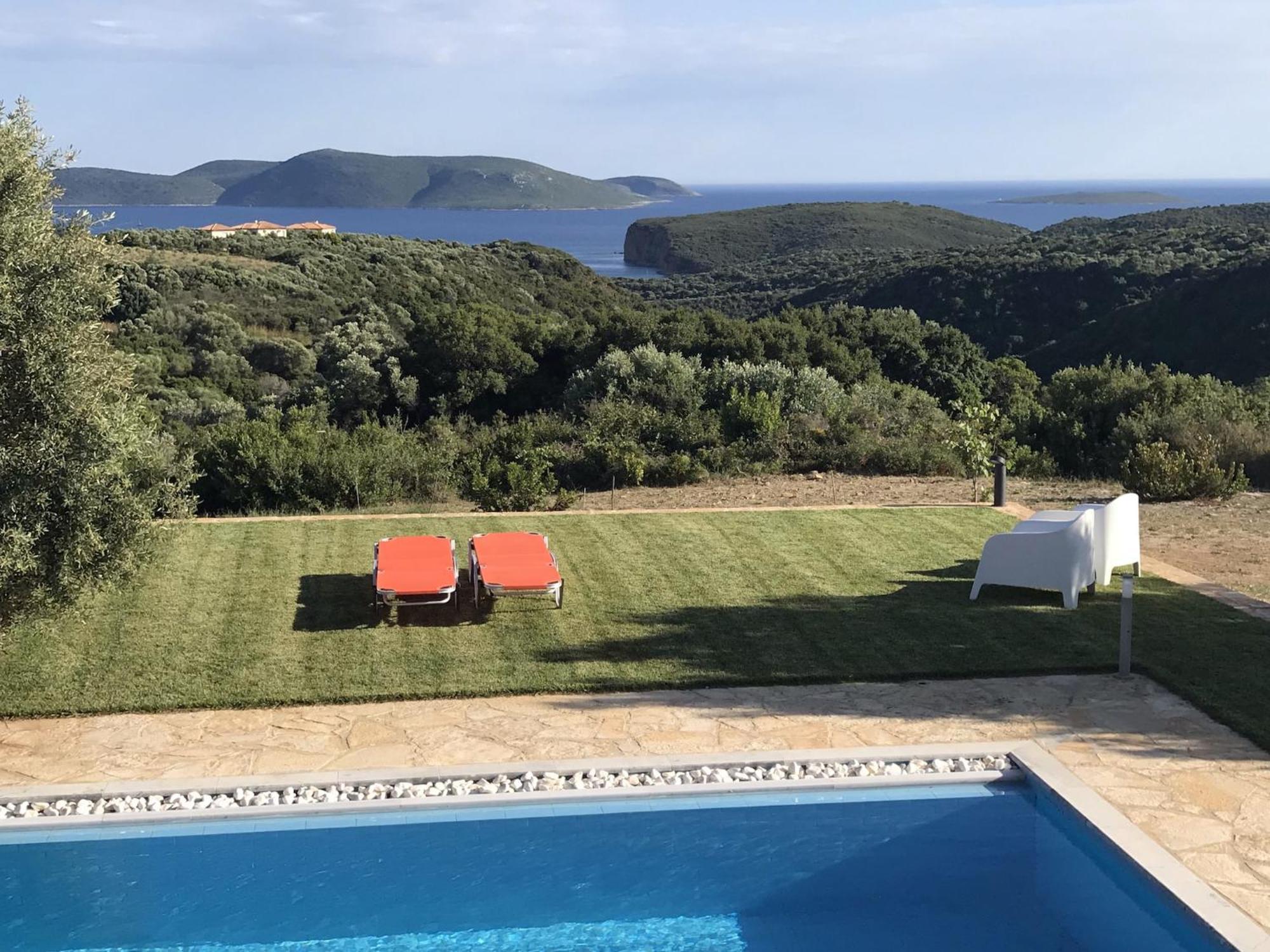 Luxurious Villa In Peloponnese With Swimming Pool Kamária Kültér fotó