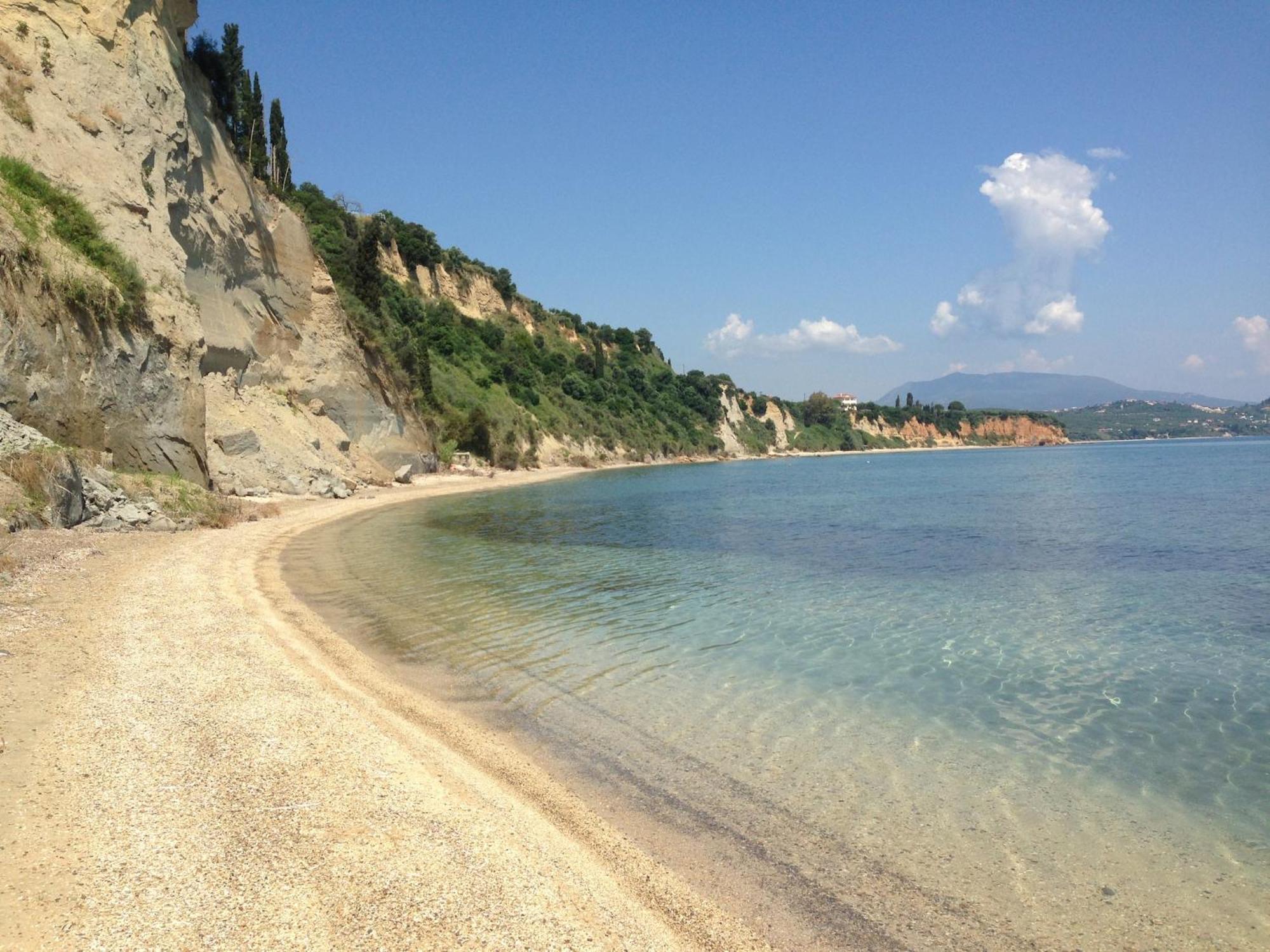 Luxurious Villa In Peloponnese With Swimming Pool Kamária Kültér fotó