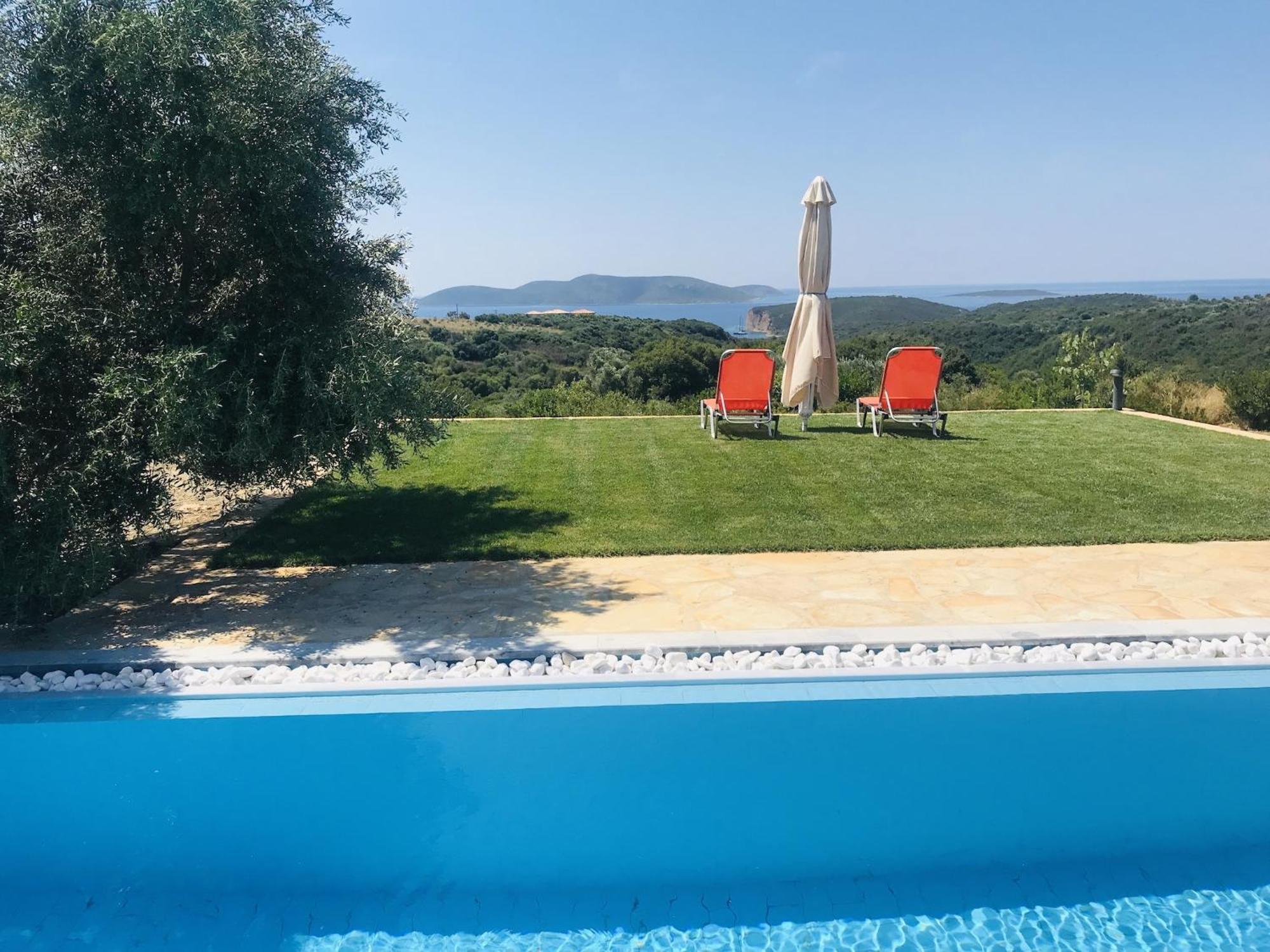 Luxurious Villa In Peloponnese With Swimming Pool Kamária Kültér fotó