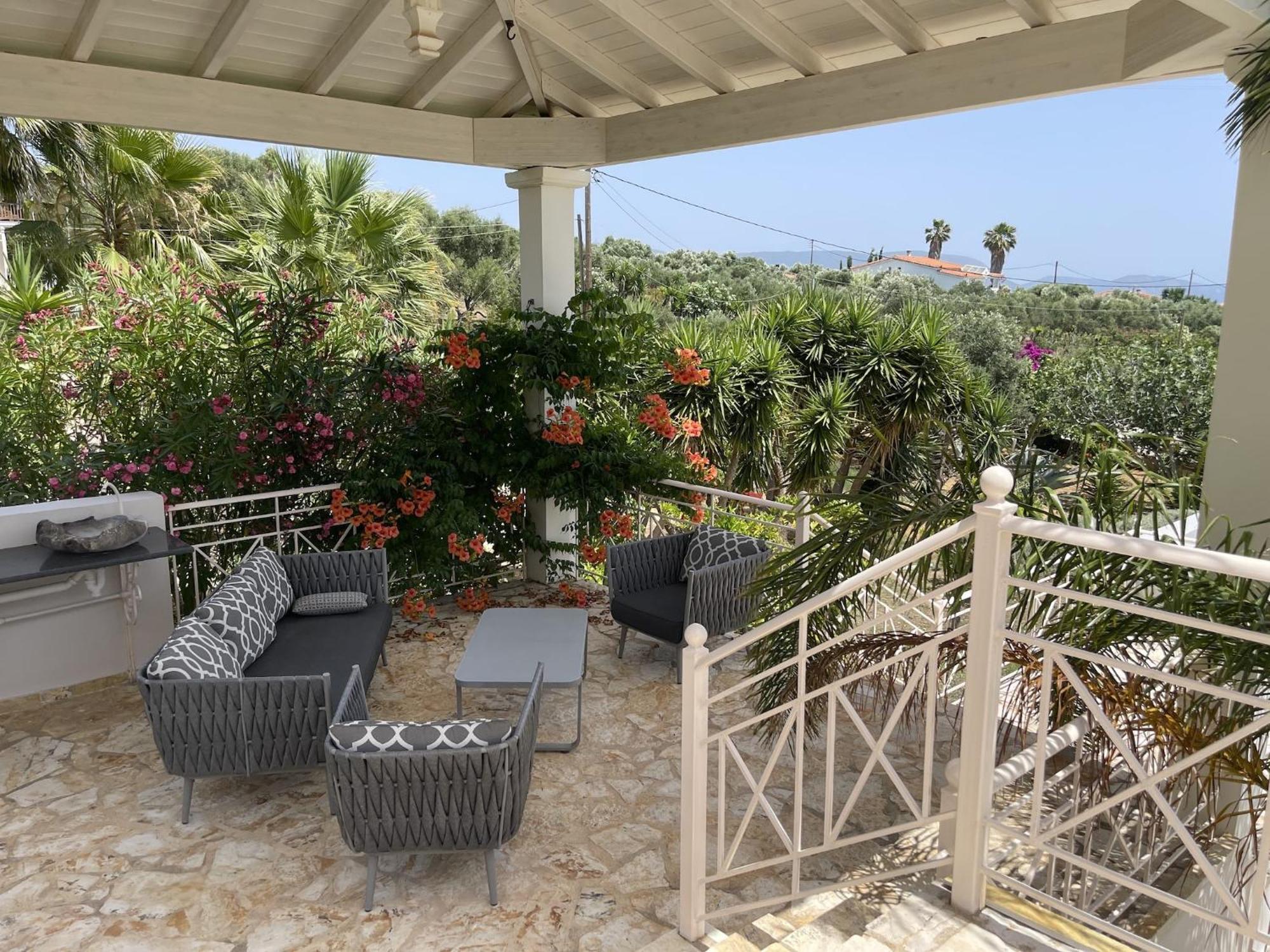 Luxurious Villa In Peloponnese With Swimming Pool Kamária Kültér fotó